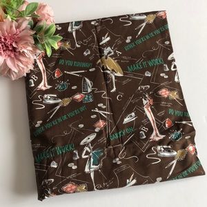 Robert Kaufman You Got The Notions Fabric Brown Project Runway Make It Work